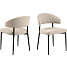 Edina spisebordsstol - beige