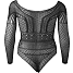 VRS dame bundløs bodystocking str. onesize - sort