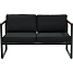 Ohio 2-personers loungesofa - Antracit