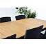 Canberra udtræksbord 100x 205/275 cm. Teak look