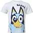 Bluey T-shirt str. 110/116 - hvid
