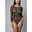 VRS dame bundløs bodystocking str. onesize - sort