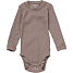Tiny One baby body str. 56 - brun