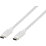 Teccus USB-C 2.0 kabel 1,2 meter - hvid