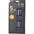 VRS herre 5-pak tights str. 2XL - blå/stribet