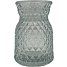 Vase med mønster 7,5 x 10,5 cm - klar