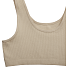 VRS teen seamless top str. 134/140 - sand