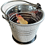 Metalspand med fisk 4,2 cm