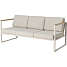 Ohio 3-personers loungesofa - sandy grey