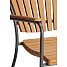 Kerteminde Ø150 nonwood havemøbelsæt med 6 stole - Teak/Antracit