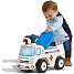 Falk Toys ambulance ride-on med opbevaringsrum, rat og horn