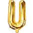 Folieballon 33 cm "U" - flere varianter - assorteret