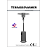 Terrassevarmer 13W - sort