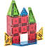 Magna-Tiles micromags i metal-rejseæske - 26 dele
