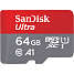 SanDisk MicroSDXC hukommelseskort - 64 GB
