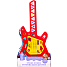 Fao Schwarz  interactive guitar med whammy bar