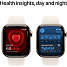 Apple Watch S10 Cell 42 mm S/M - Gold Titanium Sport Band