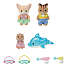 Sylvanian Families børnehavevenner - badebassin trio