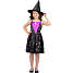 Halloween heksekostume med stjerner kostume str. 116