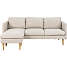 Milly 2-personers sofa m. chaiselong - beige