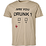 VRS herre T-shirt str. XL - beige