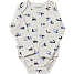 VRS baby langærmet body str. 56 - sand