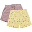 VRS baby 2-pak shorts str. 74/80 - gul/rosa