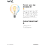 WiZ LED globepære 6,7W - dæmpbar