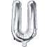Folieballon 33 cm "U" - flere varianter - assorteret
