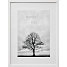 Hvid ramme m. plexiglas - 30x40 cm