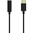 Sinox Pro USB-C til mini jackstick adapter - sort