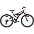 Puch Firestorm pige mountainbike 7 gear 26" 2024 - sort/rød