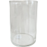 Cylinderformet glasvase 10x15 cm - klar