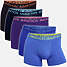 Marathon herre 5-pak tights str. L - sort/blå/lilla
