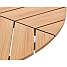 Broke havebord Ø110cm i teaklook