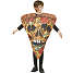 Halloween zombie pizza kostume str. 140