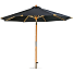 Laval parasol Ø 3m - sort