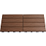 Hortus gulvflise 4-pak - teak