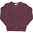 VRS børne cardigan str. 122/128 - bordeaux