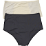 VRS dame 2-pak maxi trusser str. XL - sort/beige
