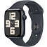 Apple Watch SE (2024) 44 mm GPS L/M - Midnight Aluminium Sport Band