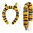 Udklædningssæt med ører og hale - tiger