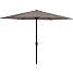 Orlando parasol - Sort/taupe