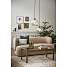 Congo sofa 2,5-personers i plys - beige