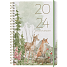 Kalender spiral - glitter 2024