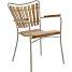 Kerteminde teak havestol - Sandy grey stel