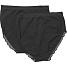 VRS dame 2-pak maxi trusser str. 52 - sort