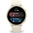 Garmin Vivoactive 6 smartwatch - Bone/Lunar Gold
