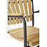 Kerteminde 180x90 teak havemøbelsæt med 6 stole - Teak/antracit