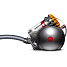 Dyson Big Ball Multifloor 2 poseløs støvsuger - sølv/rød